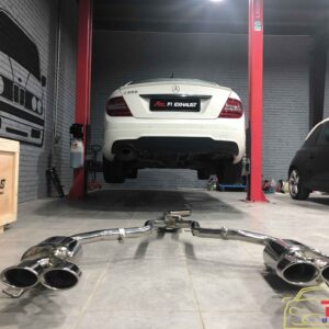 نصب کیت اگزوز برقی c200